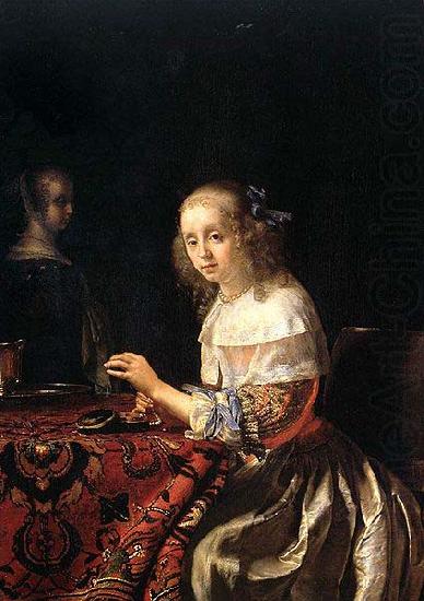 Frans van Mieris The Lacemaker china oil painting image